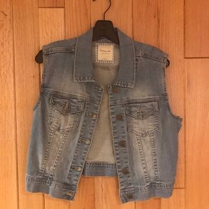 Jean jacket vest